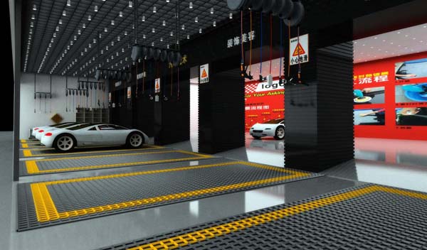 汽車美容無(wú)塵車間